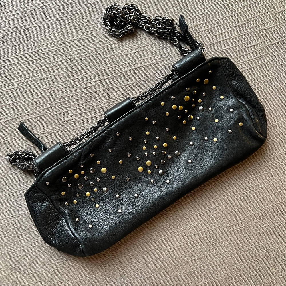 Armani Exchange Leather Clutch Wristlet